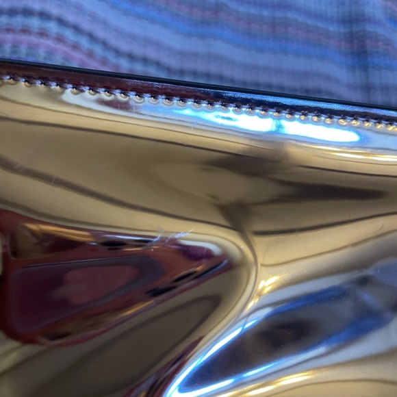 NWT Coach rose gold patent leather handbag - Picture 9 of 15